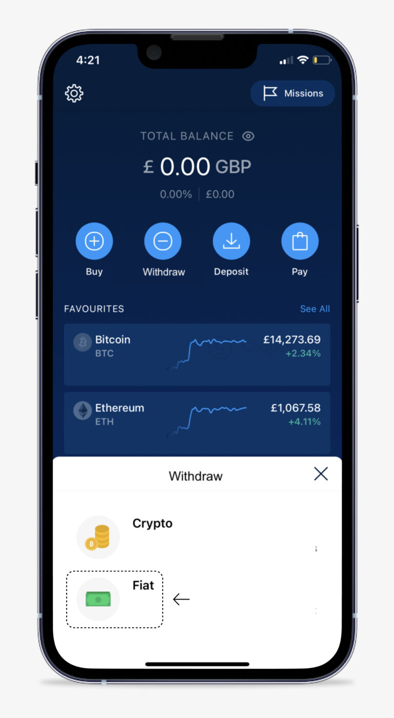 how to withdraw money from crypto.com defi wallet